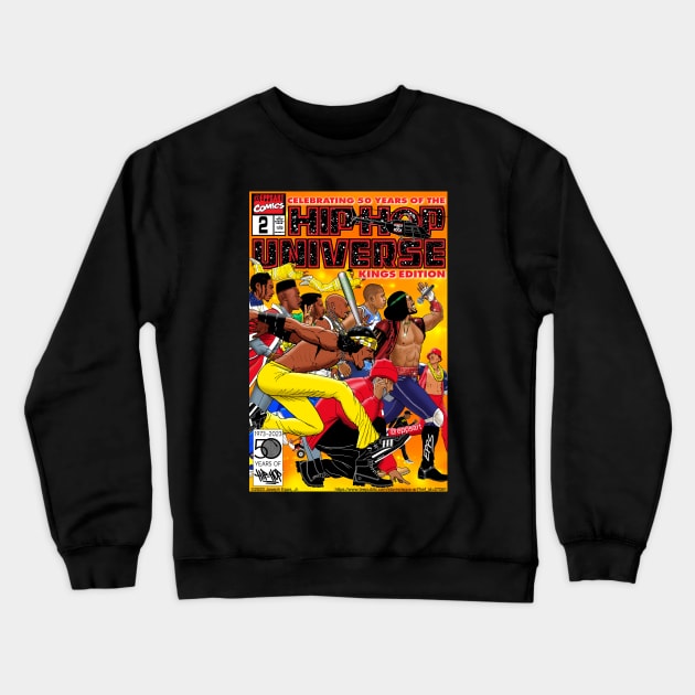 Hip Hop Universe Kings Edition Crewneck Sweatshirt by Epps Art